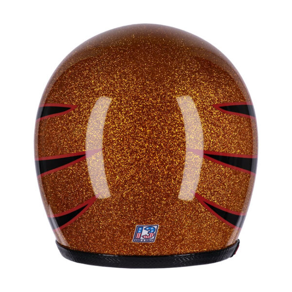 13 1/2 SKULL BUCKET HELMET SUPERIOR METAL FLAKE - Image 4