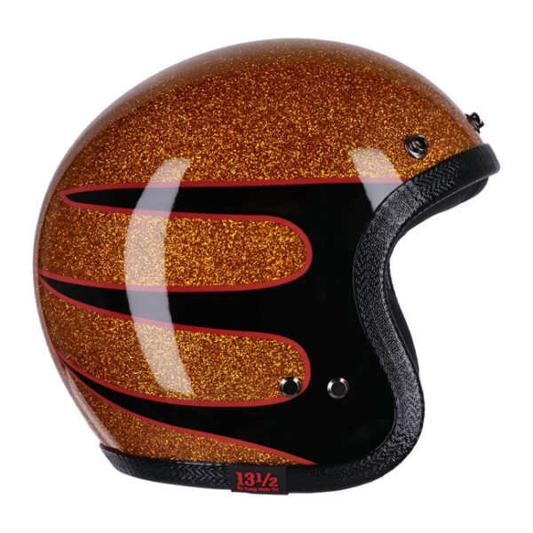 13 1/2 SKULL BUCKET HELMET SUPERIOR METAL FLAKE - Image 5