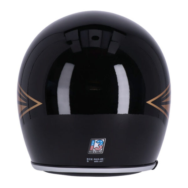 13 1/2 SKULL BUCKET HELMET GLOSS BLACK - Image 7