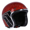 13 1/2 SKULL BUCKET HELMET FLAKE AMBER - Image 2