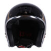13 1/2 SKULL BUCKET HELMET FLAMES GOLD - Image 3
