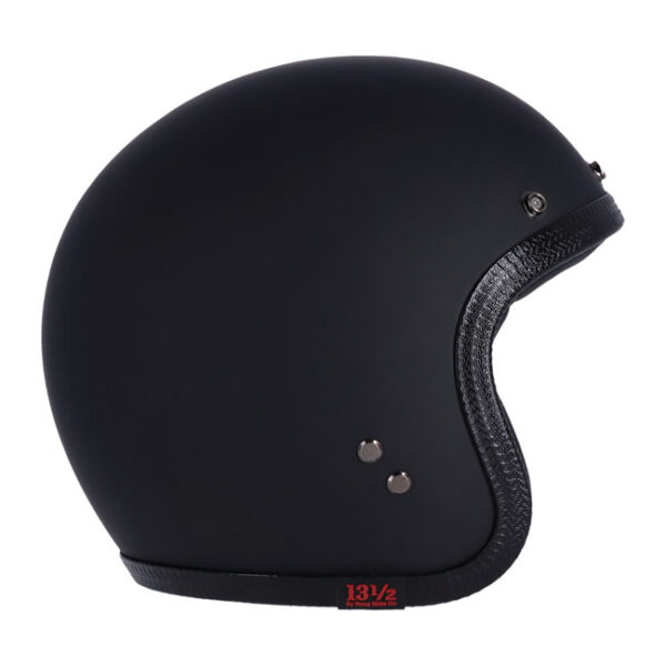 13 1/2 SKULL BUCKET HELMET MATT BLACK