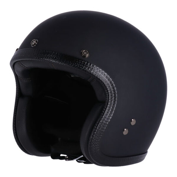 13 1/2 SKULL BUCKET HELMET MATT BLACK - Image 4