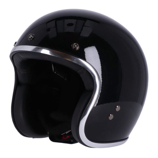 13 1/2 SKULL BUCKET HELMET BLACK - Image 4