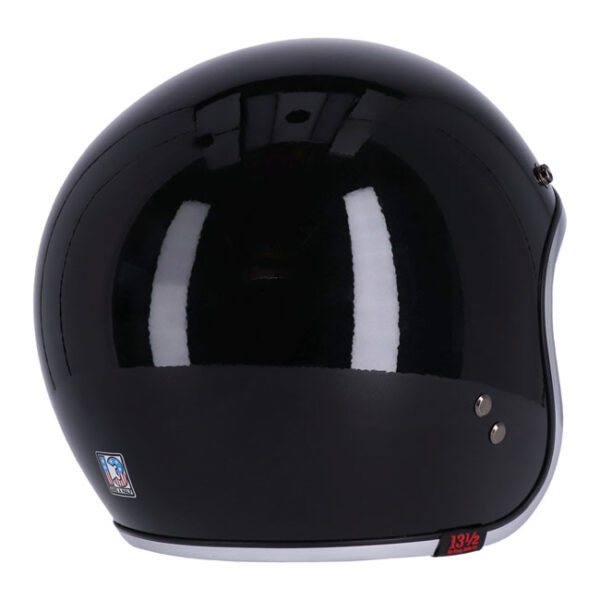 13 1/2 SKULL BUCKET HELMET BLACK - Image 8