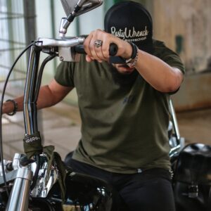 T-shirt RW Motorcycles BUILT TO RIDE Verde
